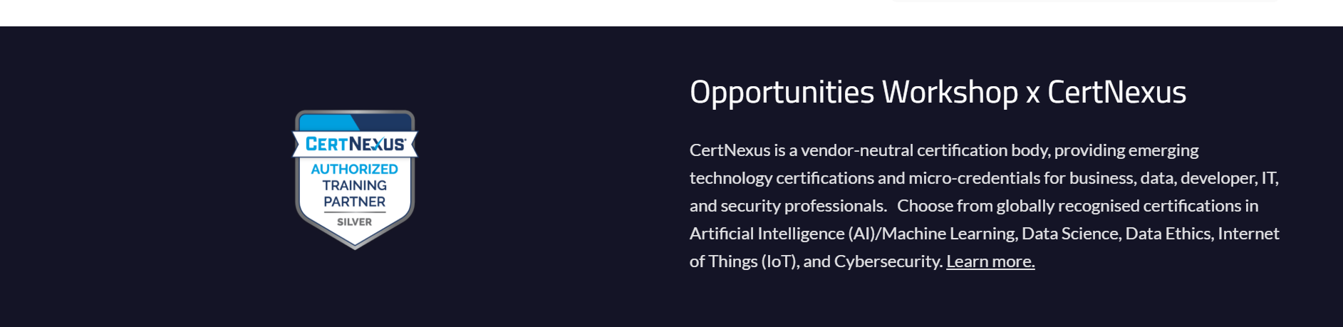 Opportunities Workshop